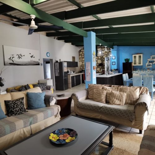 Open plan living area